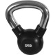 Kettlebell με Επένδυση Λάστιχου & Λαβή Χρωμίου 2kg